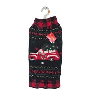 Pet Apparel Mery Christmas Happy Holiday Santa Festive Size M NWT